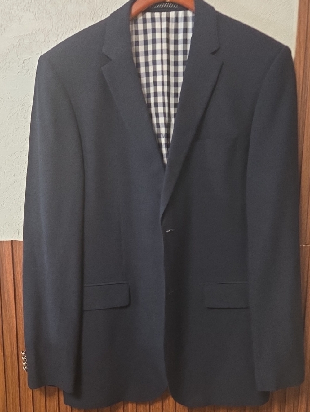 SAND Copenhagen Men's Navy Blue Blazer Fabric by Marzotto Italy Sz 42R.